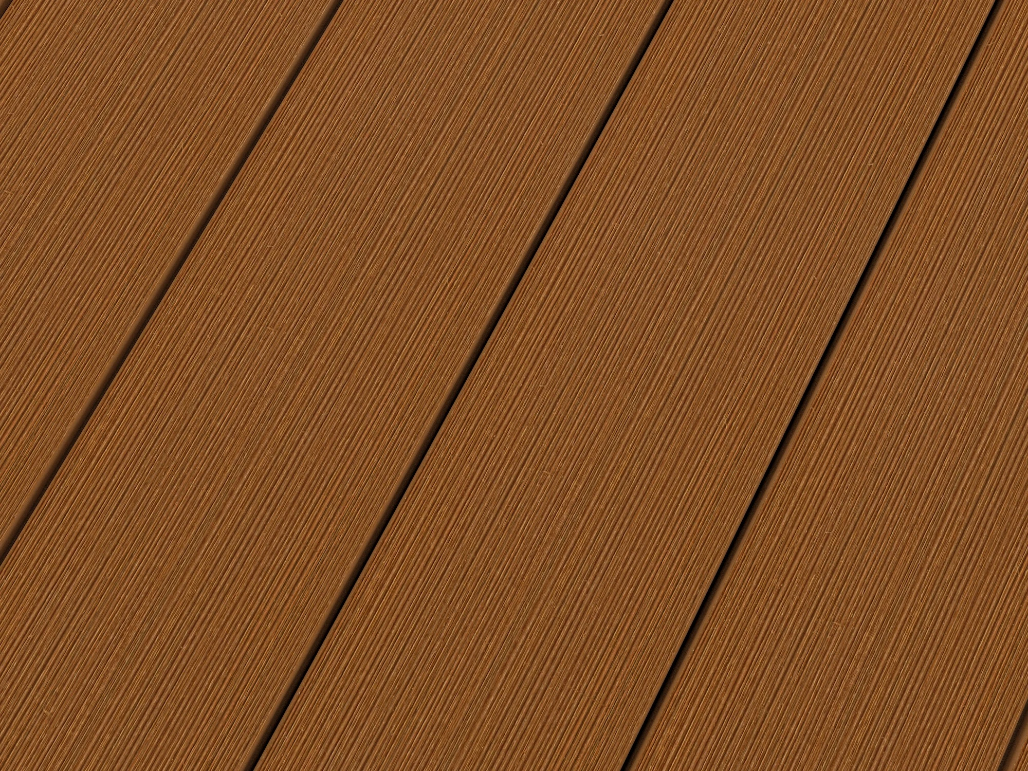 Composiet Vlonderplank Enkelzijdig Teak 2.3 x 13.8 cm - Lengte 300 cm - Afbeelding 2